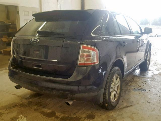 2FMDK36C98BA11700 - 2008 FORD EDGE SE BLACK photo 4