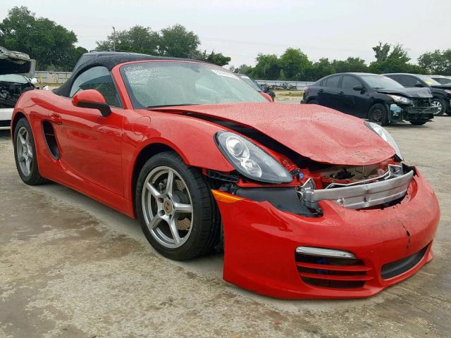 WP0CA2A88DS113814 - 2013 PORSCHE BOXSTER RED photo 1