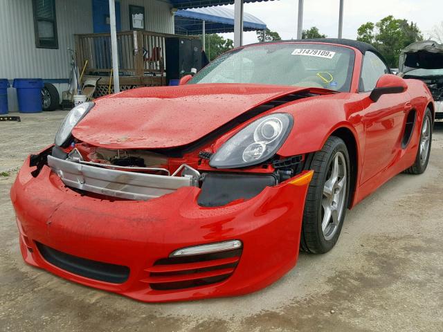 WP0CA2A88DS113814 - 2013 PORSCHE BOXSTER RED photo 2