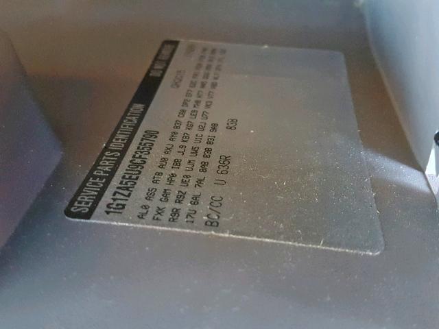 1G1ZA5EU9CF355790 - 2012 CHEVROLET MALIBU LS SILVER photo 10