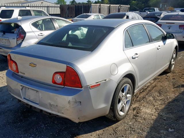 1G1ZA5EU9CF355790 - 2012 CHEVROLET MALIBU LS SILVER photo 4