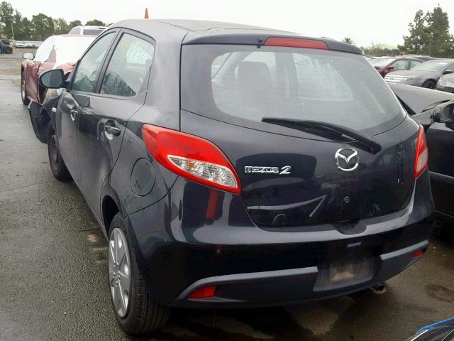 JM1DE1KZ9E0182440 - 2014 MAZDA MAZDA2 SPO BLACK photo 3