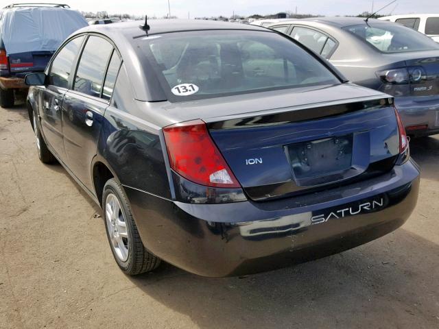 1G8AJ55F87Z202631 - 2007 SATURN ION LEVEL BLACK photo 3