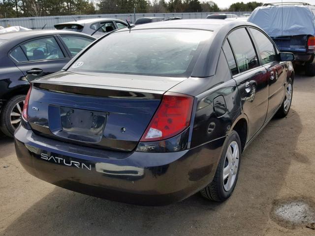 1G8AJ55F87Z202631 - 2007 SATURN ION LEVEL BLACK photo 4