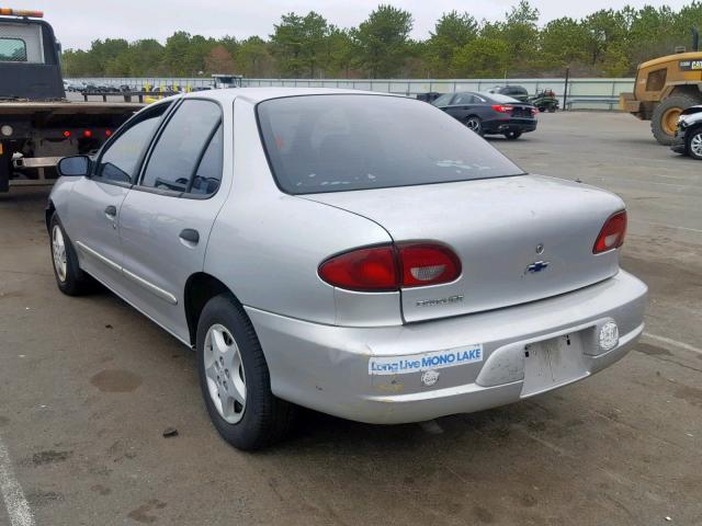 1G1JC524317385421 - 2001 CHEVROLET CAVALIER B SILVER photo 3