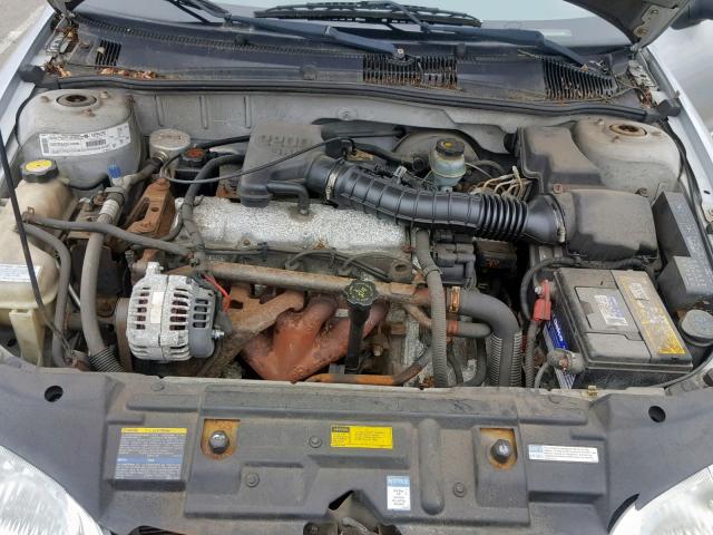 1G1JC524317385421 - 2001 CHEVROLET CAVALIER B SILVER photo 7