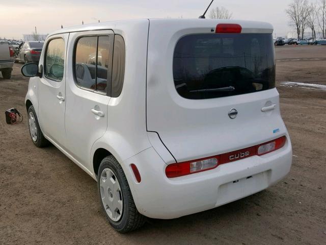 JN8AZ2KR3DT303803 - 2013 NISSAN CUBE S WHITE photo 3