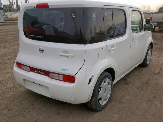 JN8AZ2KR3DT303803 - 2013 NISSAN CUBE S WHITE photo 4