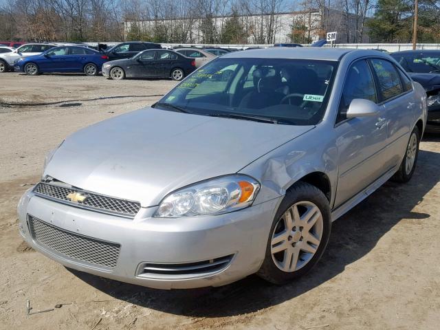 2G1WB5E3XG1187100 - 2016 CHEVROLET IMPALA LIM SILVER photo 2