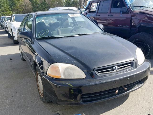 1HGEJ6228VL024753 - 1997 HONDA CIVIC DX BLACK photo 1