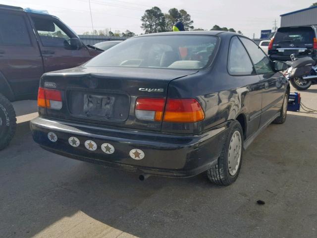 1HGEJ6228VL024753 - 1997 HONDA CIVIC DX BLACK photo 4