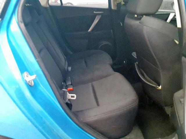 JM1BL1H69A1137142 - 2010 MAZDA 3 S BLUE photo 6