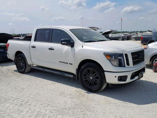 1N6AA1E64JN536942 - 2018 NISSAN TITAN SV WHITE photo 1