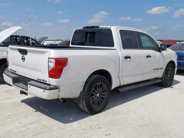 1N6AA1E64JN536942 - 2018 NISSAN TITAN SV WHITE photo 4