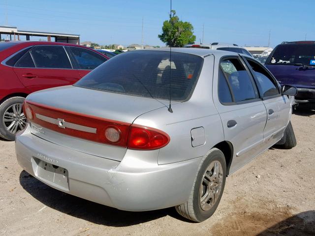 1G1JF52F337178331 - 2003 CHEVROLET CAVALIER L SILVER photo 4