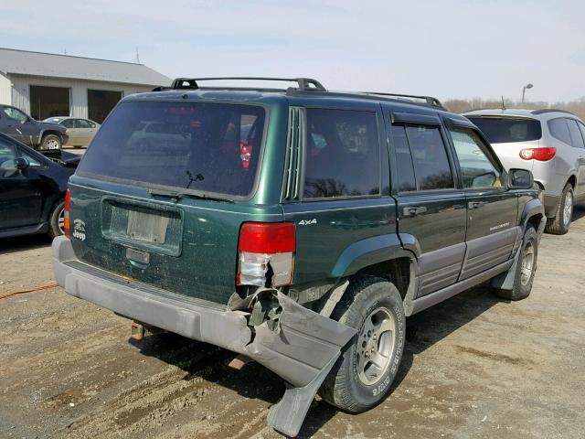 1J4GZ58S4TC167305 - 1996 JEEP GRAND CHER GREEN photo 4