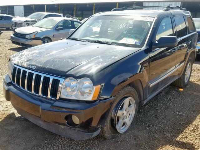 1J4HS58N66C281670 - 2006 JEEP GRAND CHER BLACK photo 2