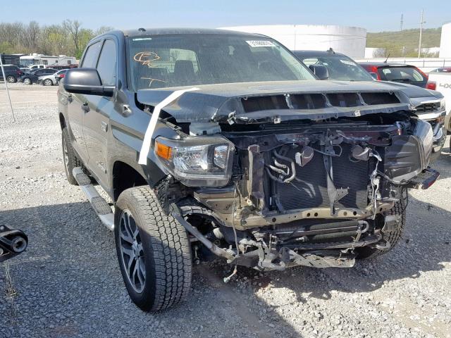 5TFDW5F13JX678392 - 2018 TOYOTA TUNDRA CRE BLACK photo 1