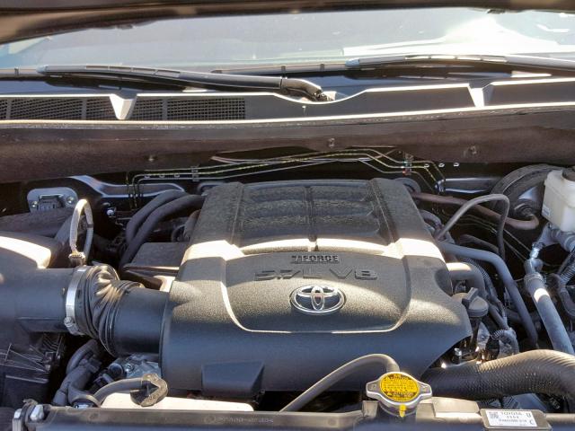 5TFDW5F13JX678392 - 2018 TOYOTA TUNDRA CRE BLACK photo 7