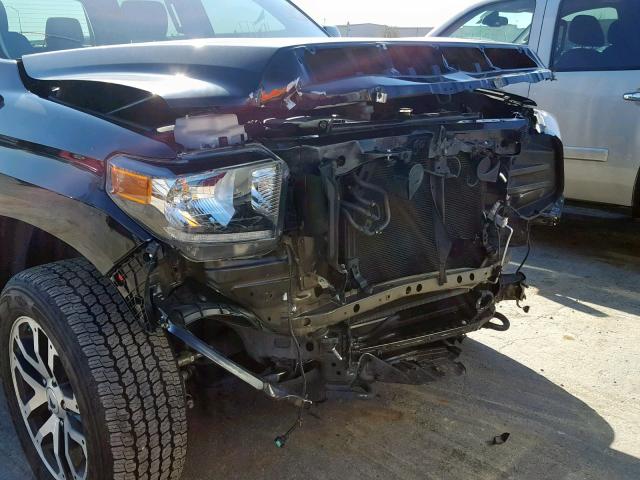 5TFDW5F13JX678392 - 2018 TOYOTA TUNDRA CRE BLACK photo 9