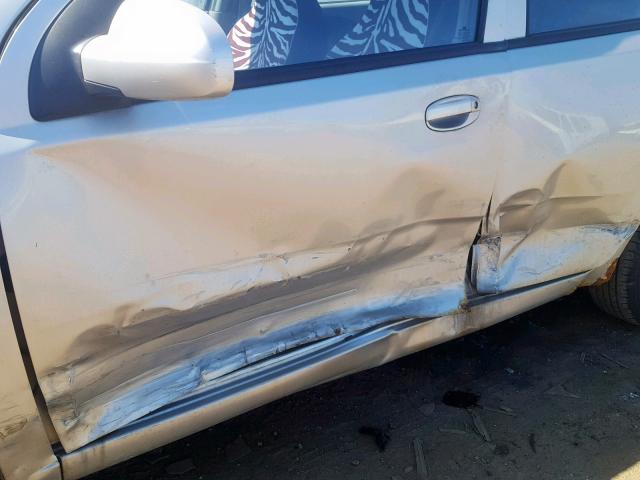 KL1TJ52654B257312 - 2004 CHEVROLET AVEO LS SILVER photo 9