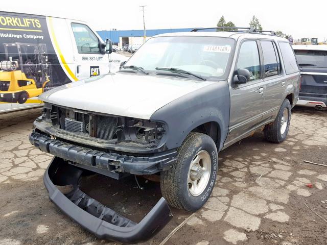 1FMZU74E41ZA54100 - 2001 FORD EXPLORER E GREEN photo 2