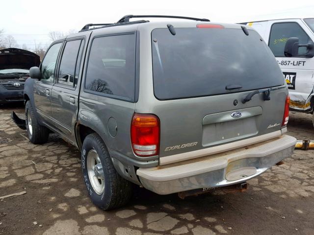 1FMZU74E41ZA54100 - 2001 FORD EXPLORER E GREEN photo 3