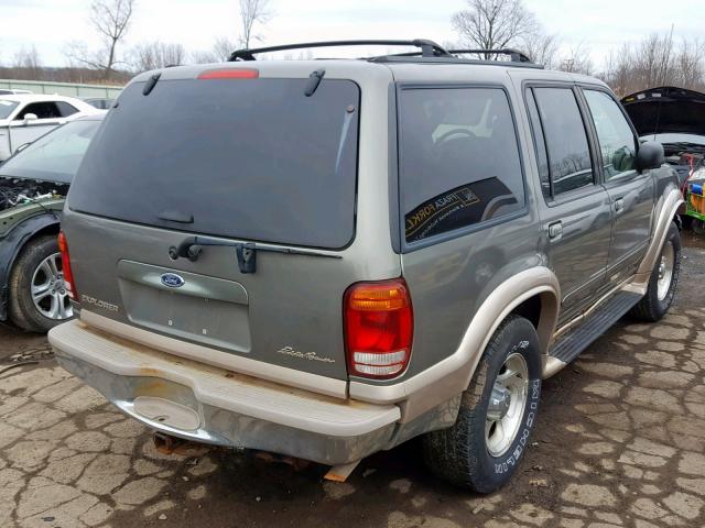 1FMZU74E41ZA54100 - 2001 FORD EXPLORER E GREEN photo 4