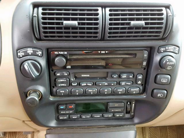 1FMZU74E41ZA54100 - 2001 FORD EXPLORER E GREEN photo 9