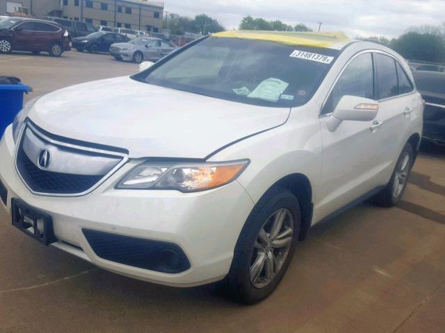 5J8TB4H39FL020141 - 2015 ACURA RDX WHITE photo 2