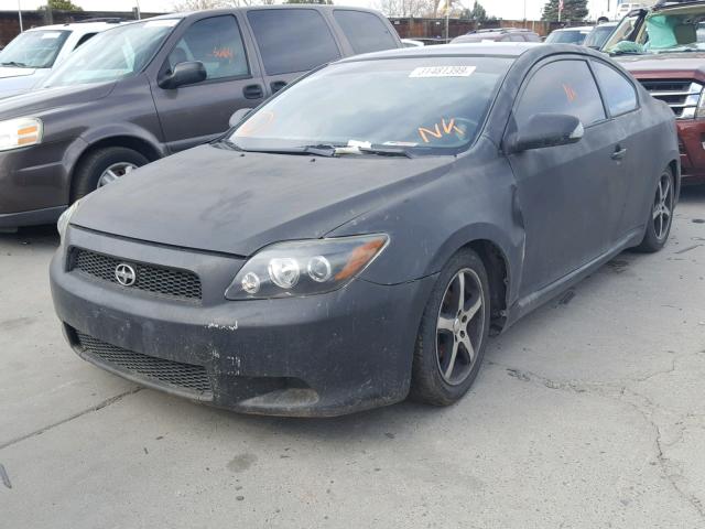 JTKDE167260096695 - 2006 TOYOTA SCION TC BLACK photo 2