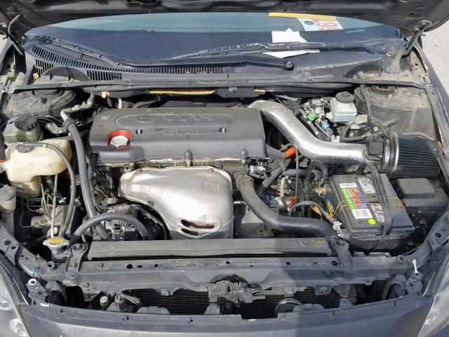 JTKDE167260096695 - 2006 TOYOTA SCION TC BLACK photo 7