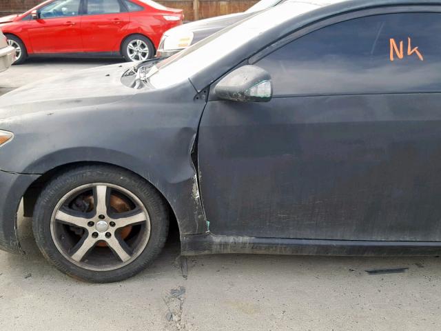 JTKDE167260096695 - 2006 TOYOTA SCION TC BLACK photo 9