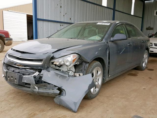 1G1ZG57B89F188700 - 2009 CHEVROLET MALIBU LS BLACK photo 2