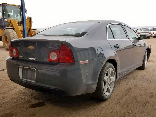 1G1ZG57B89F188700 - 2009 CHEVROLET MALIBU LS BLACK photo 4