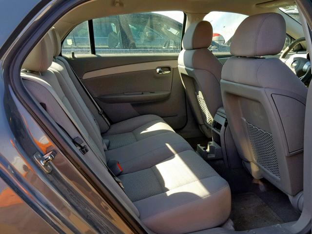 1G1ZG57B89F188700 - 2009 CHEVROLET MALIBU LS BLACK photo 6