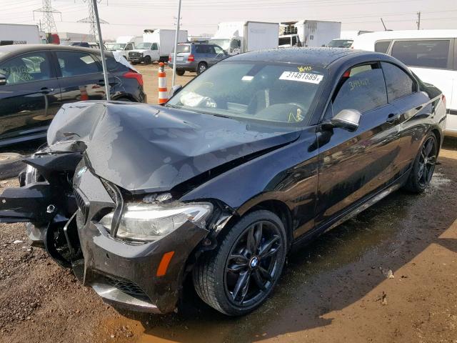 WBA2G3C36HV641631 - 2017 BMW M240XI BLACK photo 2