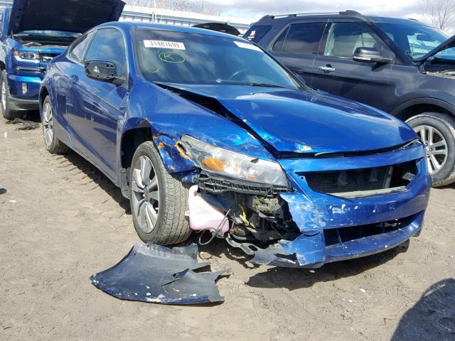 1HGCS12829A801196 - 2009 HONDA ACCORD EXL BLUE photo 1