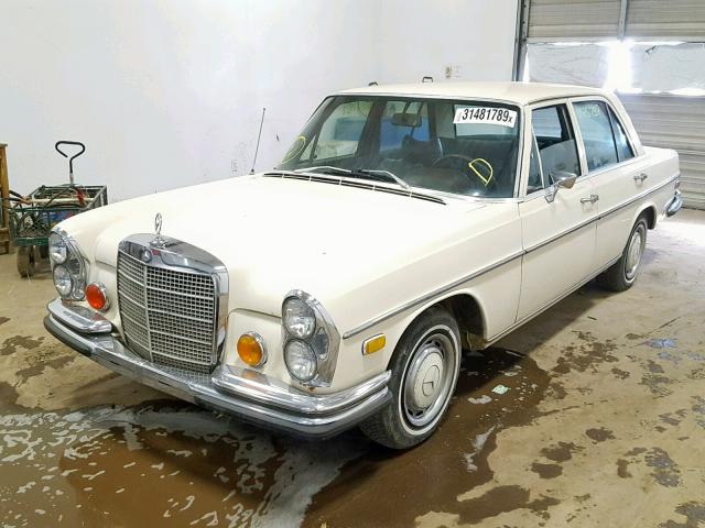 10801812092091 - 1972 MERCEDES-BENZ 280 SE WHITE photo 2