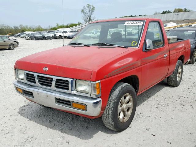 1N6SD11S2VC304887 - 1997 NISSAN TRUCK BASE RED photo 2