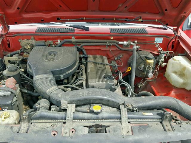 1N6SD11S2VC304887 - 1997 NISSAN TRUCK BASE RED photo 7