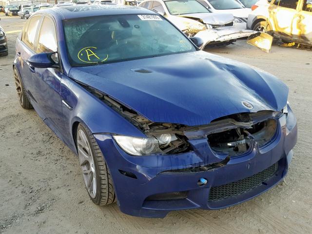 WBSVA93588E215020 - 2008 BMW M3 BLUE photo 1