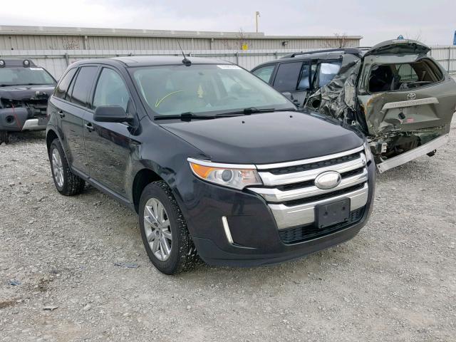 2FMDK4JC5DBC80851 - 2013 FORD EDGE SEL BLACK photo 1