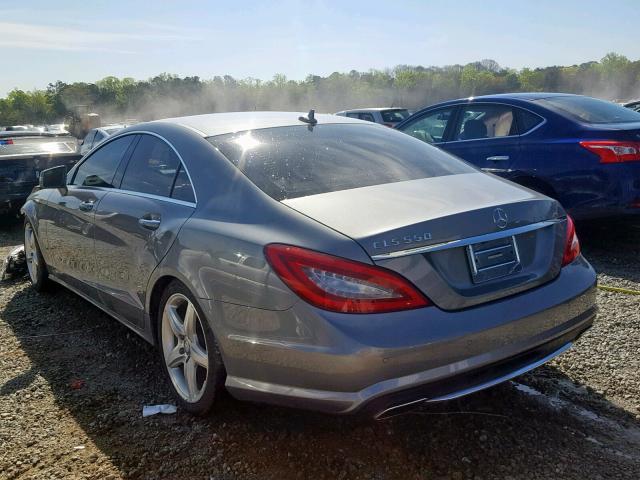 WDDLJ7DB7EA096893 - 2014 MERCEDES-BENZ CLS 550 SILVER photo 3