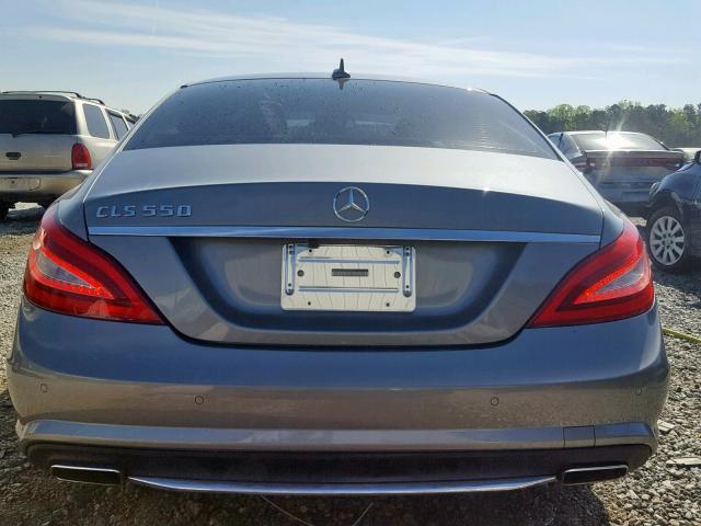 WDDLJ7DB7EA096893 - 2014 MERCEDES-BENZ CLS 550 SILVER photo 9