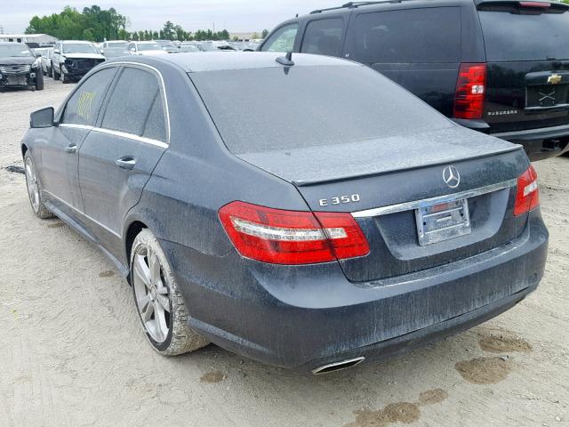 WDDHF5KB7DA682023 - 2013 MERCEDES-BENZ E 350 GRAY photo 3