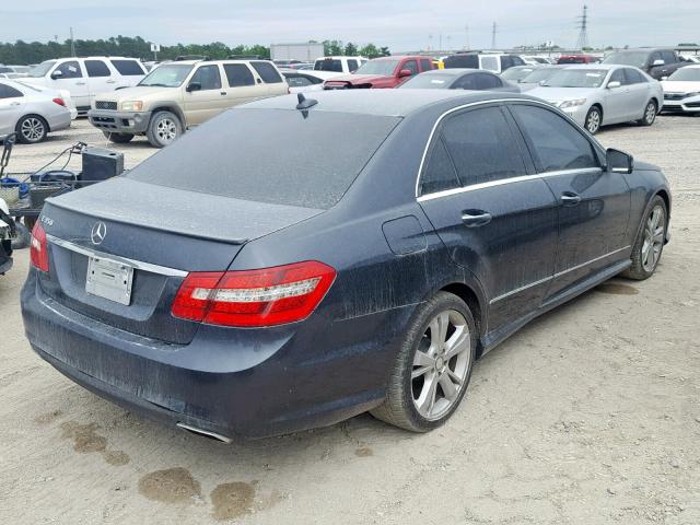 WDDHF5KB7DA682023 - 2013 MERCEDES-BENZ E 350 GRAY photo 4