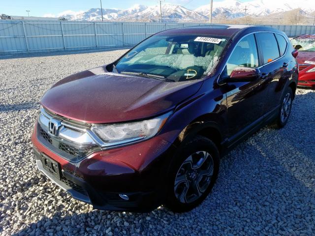 2HKRW2H86HH689889 - 2017 HONDA CR-V EXL  photo 2