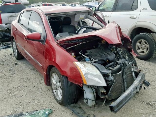 3N1AB6AP9CL662151 - 2012 NISSAN SENTRA 2.0 MAROON photo 1