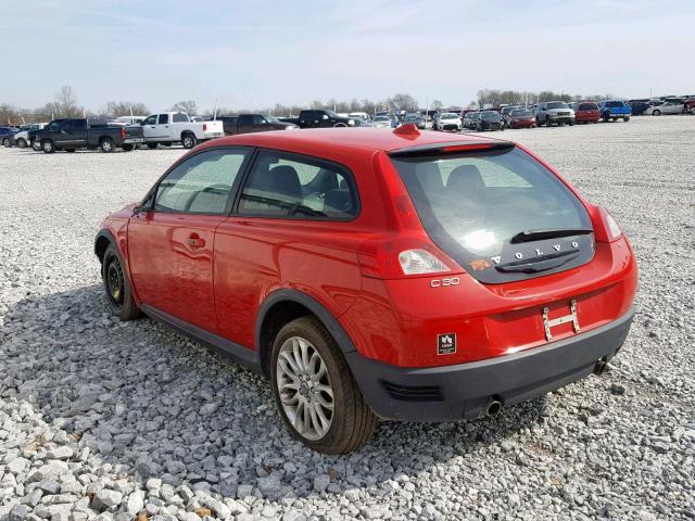 YV1MK672292145879 - 2009 VOLVO C30 T5 RED photo 3